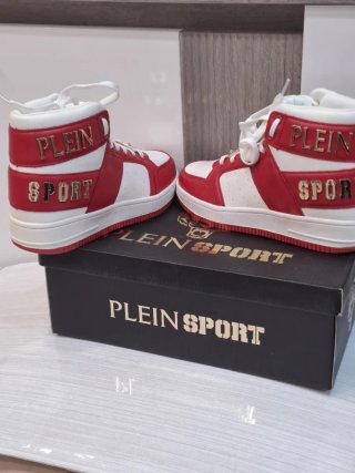 Scarpe Plein Sport Rosse e Bianche