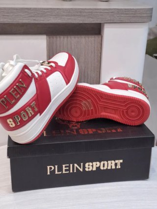 Scarpe Plein Sport Rosse e Bianche