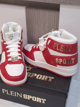 Scarpe Plein Sport Rosse e Bianche