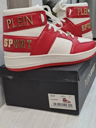 Scarpe Plein Sport Rosse e Bianche