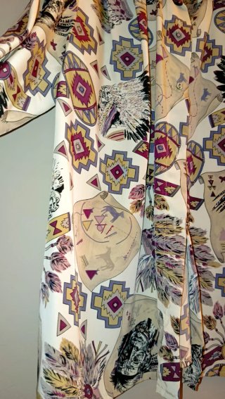 Camisa vintage estampada