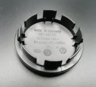 4 TAPAS BUJE RUEDA LLANTA VOLKSWAGEN GOLF 65/56mm