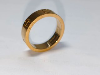 Anillo Cartier LOVE dorado