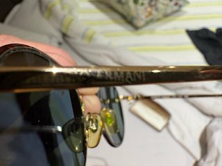 Gafas de sol Giorgio Armani Lennon Doradas Verdes