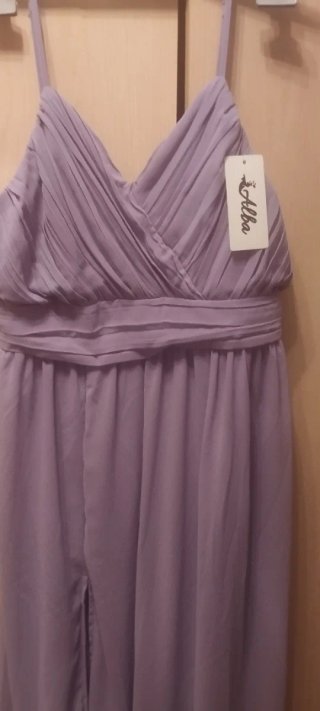 Vestido de fiesta lila Alba talla única