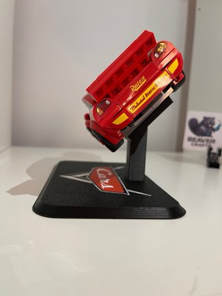 [SKU287] LEGO Lightning McQueen Display Stand