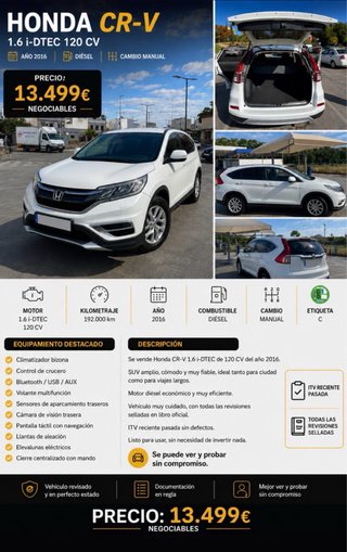 Honda CR-V 2016
