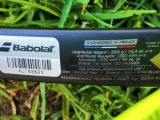 Raqueta tenis Babolat Pure Aero VS encordada