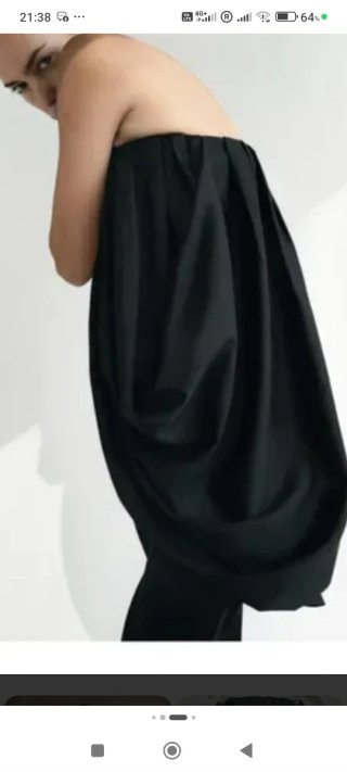 Top bustier negro