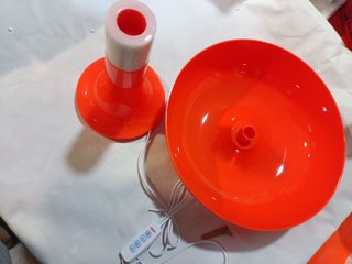 Lámpara seta naranja