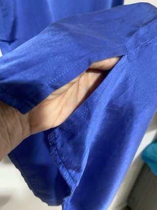 Vestido lencero seda Intimissimi azul Talla M