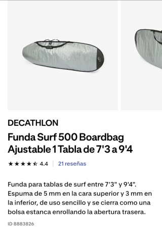Funda Tabla Surf OLAIAN