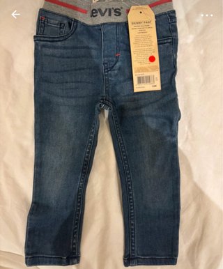 Vaqueros Levi's niño skinny talla 12-18 meses.