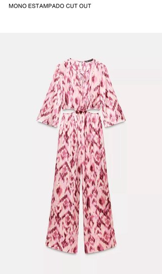 Mono estampado Zara Talla L
