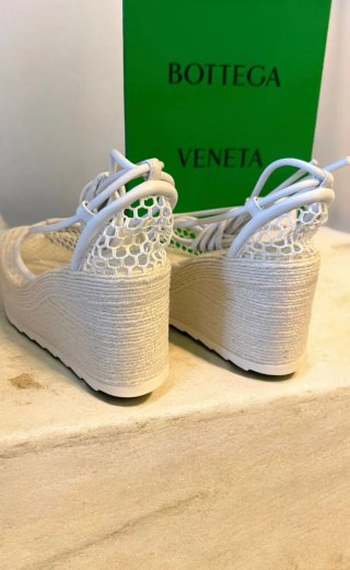 Sandali Bottega Veneta bianchi