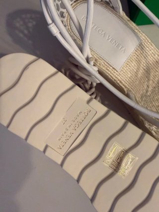Sandali Bottega Veneta bianchi