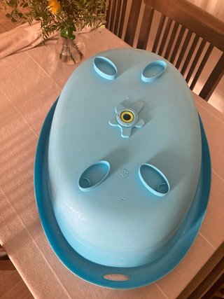 Bañera bebé azul