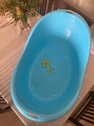 Bañera bebé azul