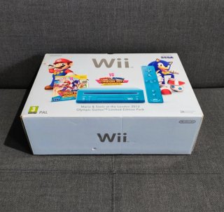 Nintendo Wii Azul Edición Limitada Mario & Sonic