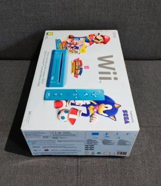 Nintendo Wii Azul Edición Limitada Mario & Sonic