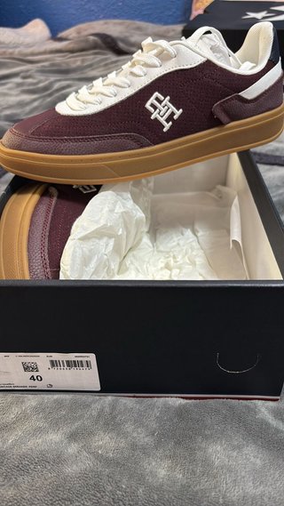 Zapatillas Tommy Hilfiger Rojo/Blanco Talla 40