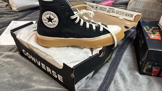 Converse All Star Negras Suela Goma