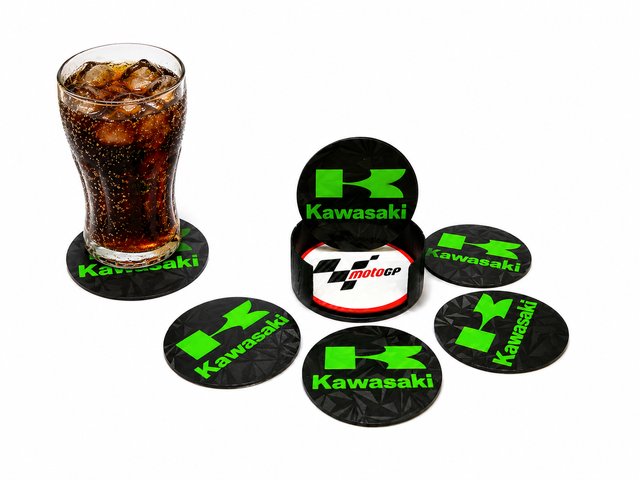 Set 6 Posavasos Kawasaki Moto GP