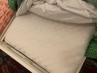 Cama infantil IKEA Kritter blanca 160x70 oveja