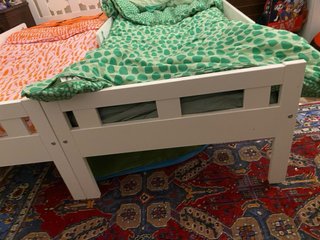 Cama infantil IKEA Kritter blanca 160x70 oveja