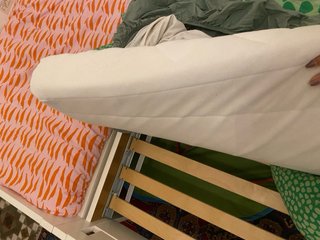 Cama infantil IKEA Kritter blanca 160x70 oveja