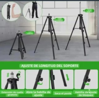 Nivel Láser 4D 16 Líneas Trípode Accesorios