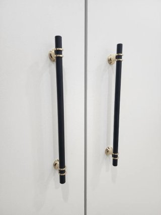 10 Tiradores Mueble /Cocina / Cajón Negro