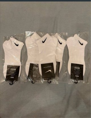 Calcetines Nike Unisex Talla Única Blancos