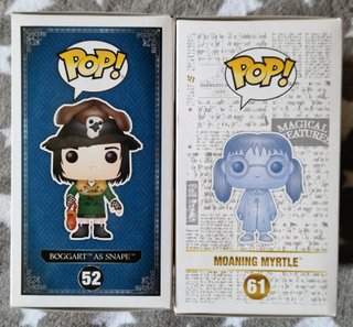 Pack Funko Pop Boggart Snape y Moaning Myrtle