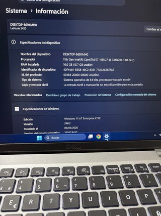 Portátil Dell Latitude 5420