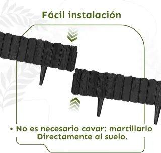 Valla PVC Gris 4.6m