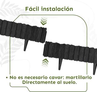 Valla PVC Gris 4.6m