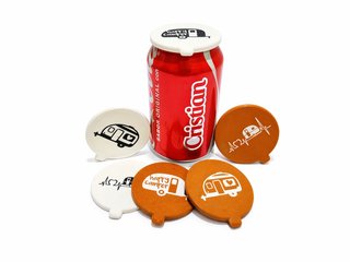 Tappi personalizzati 3D | Confezione da 3 pz