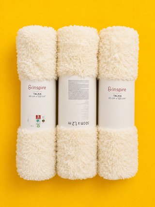 Conjunto di 3 Tappeti Shaggy Inspire 60x120 cm