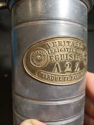 Irrigador Dr. Eguisier Antiguo 1887