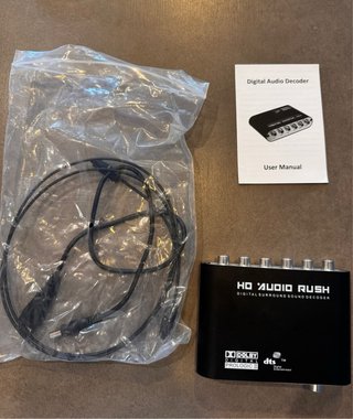 Decodificador Audio Digital 5.1 Dolby DTS HD