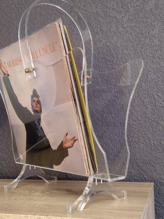 Revistero Metacrilato Vintage 80s Transparente