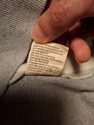Felpa uomo cotone grigio cappuccio S