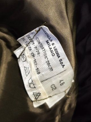 Abrigo militar ejército italiano auténtico