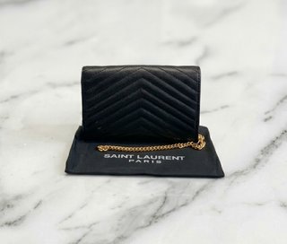 Bolso Yves Saint Laurent (YSL) negro