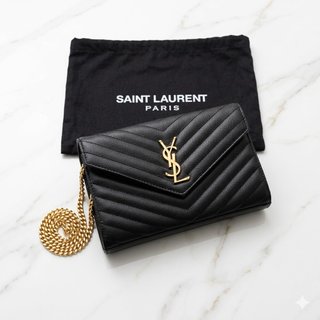 Bolso Yves Saint Laurent (YSL) negro