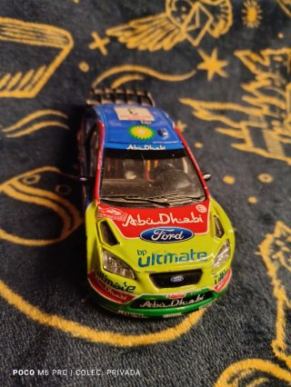 Coche Burago escala 1/32 Ford WRC Abu Dhabi