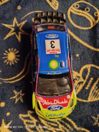 Coche Burago escala 1/32 Ford WRC Abu Dhabi