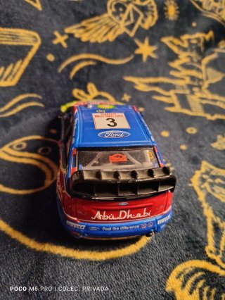 Coche Burago escala 1/32 Ford WRC Abu Dhabi