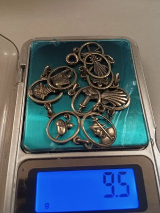 Pulsera Plata Eslabones Compostelanos